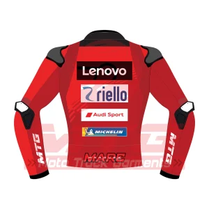Marc Marquez Ducati MotoGP 2025 Racing Jacket Back Design Marc Marquez Ducati MotoGP 2025 Racing Jacket Back Design