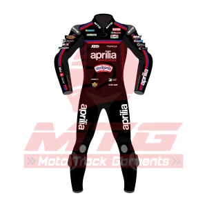 Marco Bezzecchi Aprilia 2026 Race Suit Front Design