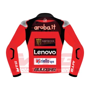 Nicolo Bulega Aruba IT Racing Ducati WSBK 2025 Jacket Back View