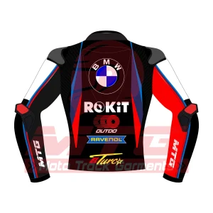 Toprak Razgatlioglu BMW Rokit Racing Jacket Back View 2025 Toprak Razgatlioglu BMW Rokit Racing Jacket Back View 2025