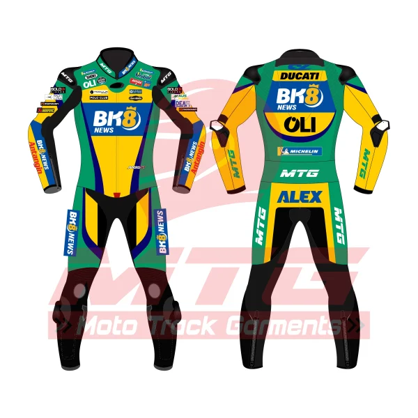 Alex Marquez Race Suit Gresini Racing Ducati Brazil GP 2026 Suit