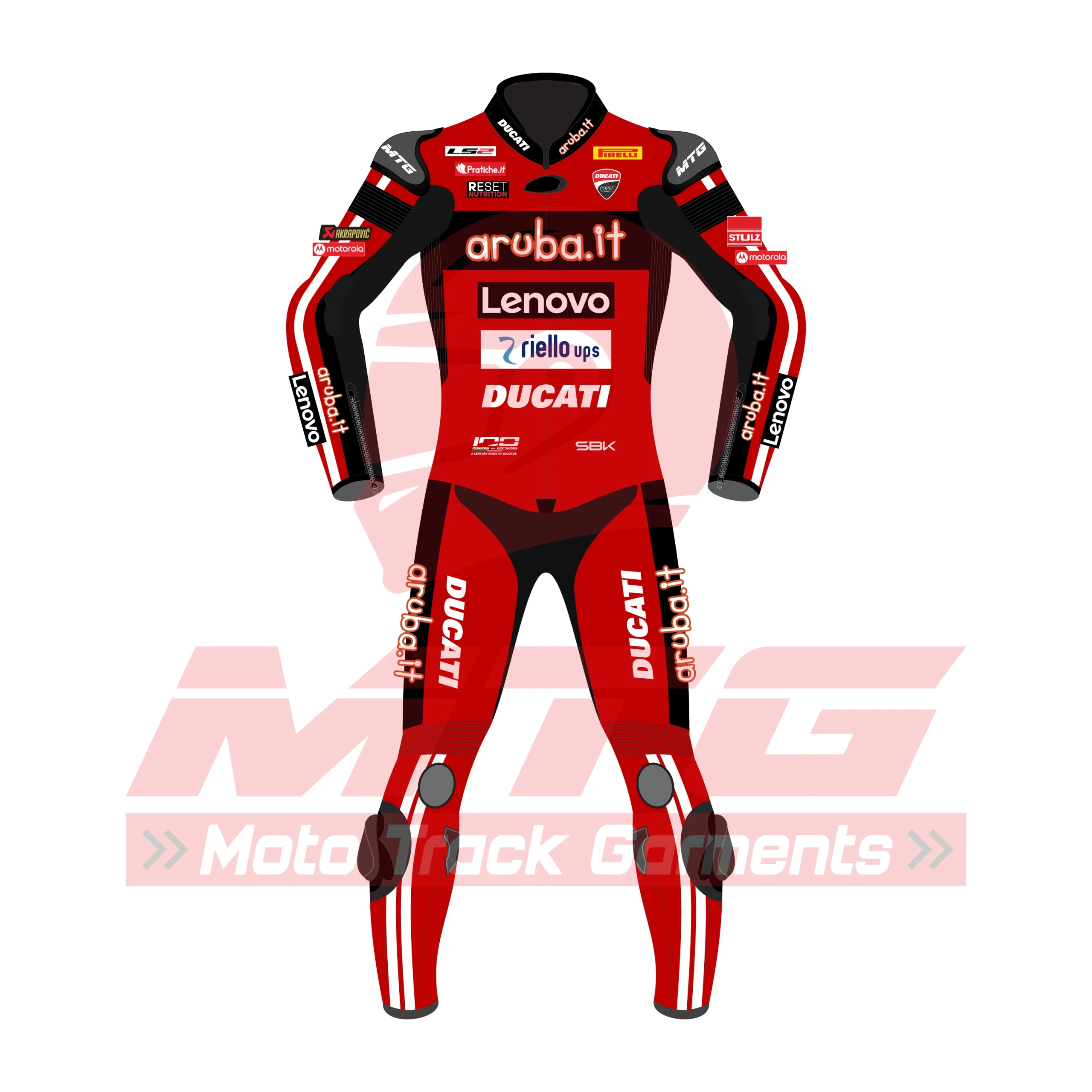 Iker Lecuona Aruba.it Racing Ducati WSBK Motorbike Suit 2026 2