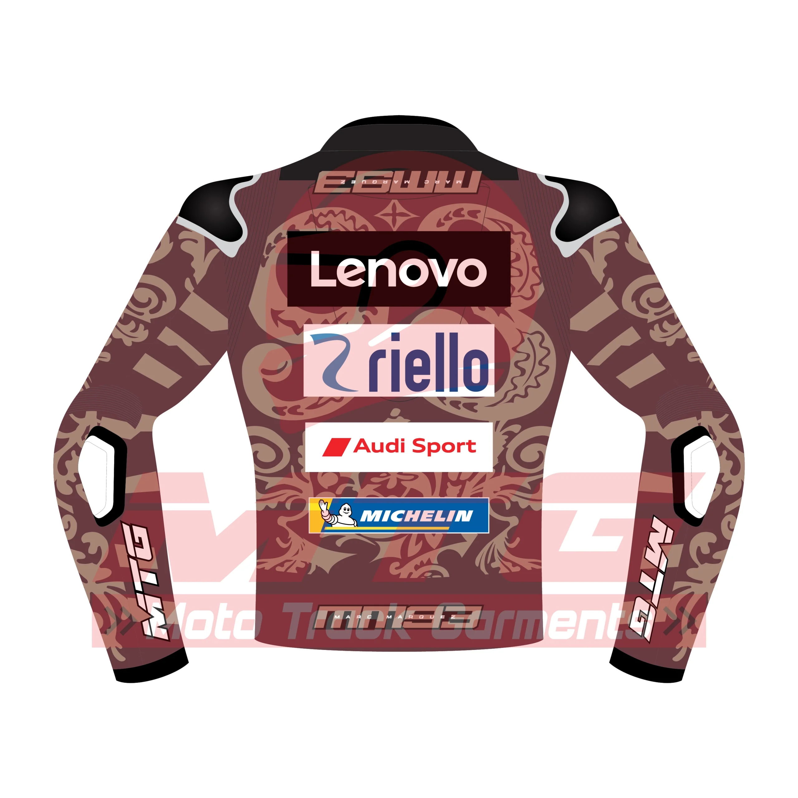 Marc Marquez Leather Jacket Ducati MotoGP Racing Jacket 2026 2