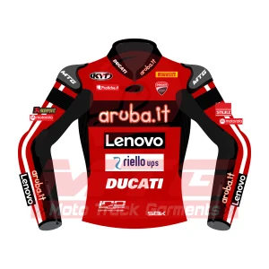 Nicolo Bulega WorldSBK Aruba.it Racing - Ducati Leather Jacket 2026 1